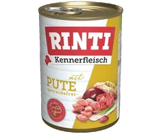 RINTI Kennerfleisch kalakutiena – drėgnas ėdalas šunims – 400g