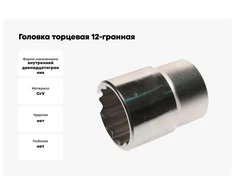Rockforce NASADKA 3/4'' 22mm 12-kątna Cr-V