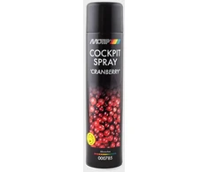 Prietaisų skydelio valiklis COCKPIT SPRAY CRANBERRY 600ml, Motip