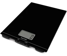 Virtuvinės svarstyklės Salter Virtuvinis svarstyklės 1172 BKDRCEU16, 220mm, 180mm, 1,8cm, juodas, 1 x CR2032, taros funkcija, Aquatronic