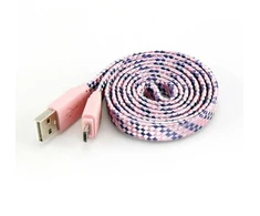 Sbox Technology Rožinis USB-A į microUSB laidas, 1 m