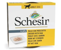 Agras Pet Foods Drėgnas Šunų Maistas - Schesir Želė Su Vištiena Ir Kumpiu