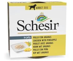 Agras Pet Foods Drėgnas Šunų Maistas - Schesir Vištiena su Ananasais 150g