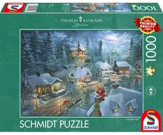 Schmidt Spiele Dėlionė 57529, 1000 vnt., 69.3x49.3 cm, Thomas Kinkade Studios, Kalėdų motyvas, kartonas, nuo 12 m.