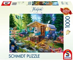 Schmidt Spiele Dėlionė 58575, 1000 dalių, 69,3x49,3cm, kartonas, karavanas kalnuose