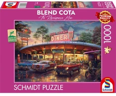 Schmidt Spiele dėlionė Blend Cota American Diner 58637, 1000 vnt., 69.3x49.3 cm, kartonas, įvairiaspalvė, nuo 12 m.