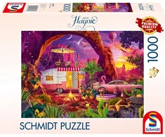 Schmidt Spiele Dėlionė Jeff Haynie: Camping-Paradies in der Wüste 58574, 1000 vnt., 69.3x49.3 cm, kartonas, įvairiaspalvė