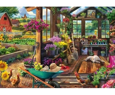 Schmidt Spiele Dėlionė Jeff Haynie Garden House 58632, 1000 vnt., 69.3 cm x 49.3 cm, kartonas, įvairiaspalvė, nuo 12 m.