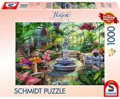 Schmidt Spiele Dėlionė Jeff Haynie Viktorianisches Gewächshaus 58633, 1000 vnt., 69.3x49.3 cm, kartonas, įvairiaspalvė, nuo 12 m.