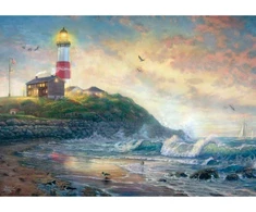 Schmidt Spiele Dėlionė Thomas Kinkade Studios Lighthouse Of Hope 58797, 1000 vnt., 69.3x49.3 cm, kartonas, įvairiaspalvė