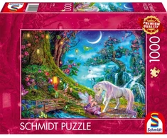Schmidt Spiele Dėlionė Where Unicorn And Elf Say Goodnight 59790, 1000 vnt., 49.3 cm x 69.3 cm, įvairiaspalvė, kartonas, nuo 12 m.