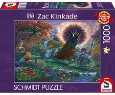 Schmidt Spiele Dėlionė Zac Kinkade Rojaus sodas 58610, 1000 vnt., 693x493 mm, suaugusiesiems, nuo 12 metų