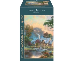 Schmidt Spiele medinė dėlionė Thomas Kinkade Studios 59797, 1000 vnt, 69,3x49,3cm, HDF, lazerinis pjovimas, Whimsies figūros