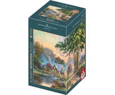 Schmidt Spiele medinė dėlionė Thomas Kinkade Studios 59797, 1000 vnt, 69,3x49,3cm, HDF, lazerinis pjovimas, Whimsies figūros