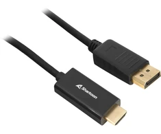 Sharkoon Adapterkabel Displayport 1.2 > HDMI 4K (juodas, 2 Meter)