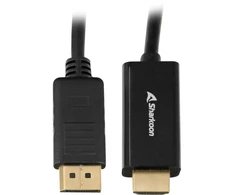 Sharkoon Adapterkabel Displayport 1.2 > HDMI 4K (juodas, 2 Meter)