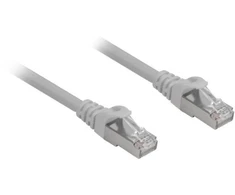 Sharkoon Patchkabel RJ45 Cat.6a SFTP (grau, 2 Meter, LSOH (Halogenfrei))