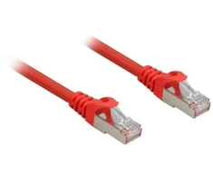 Sharkoon Patchkabel RJ45 Cat.6a SFTP (raudona, 5 Meter, LSOH (Halogenfrei))