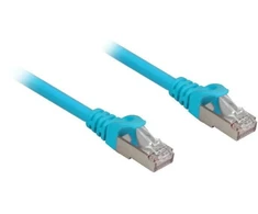Sharkoon Patchkabel RJ45 Cat.6a SFTP (blau, 5 Meter, LSOH (Halogenfrei))