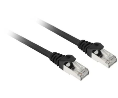 Sharkoon patch network cable SFTP, RJ-45, with Cat.7a raw cable (juodas, 2 meters)