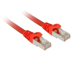 Sharkoon Patchkabel SFTP, RJ-45, mit Cat.7a Rohkabel (raudona, 7,5 Meter)