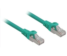 Sharkoon network cable RJ45 CAT.6a SFTP LSOH žalias 0,50m - HalogenFree