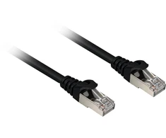 Sharkoon Patchkabel RJ45 Cat.6a SFTP (juodas, 3 Meter, LSOH (Halogenfrei))
