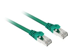 Sharkoon Patchkabel SFTP, RJ-45, mit Cat.7a Rohkabel (grün, 50cm)