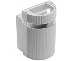 GTV Vienos krypties sieninis šviestuvas SILVA, GU10, MAX. 50W, IP54, AC220-240V, 50/60Hz, pilk