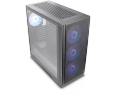 Silentware Air 1000 AIR1000BLACK, kompiuterio korpusas, juodas, Extended ATX, grūdintas stiklas, 4 ventiliatoriai, 2x USB 3.0