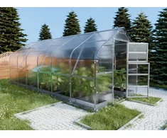 Meistro Kodas KLASIKA DROP šiltnamis 2,5x6 (15 m2) su 4 mm danga