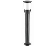 GTV Sodo šviestuvas TORO-P 80, E27, MAX.15W, IP54, AC220-240V, 50-60Hz, stulpas, juodas
