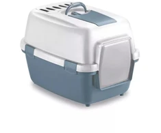 Stefanplast Closed cat toilet WivaCatt 55x40x40cm baltas mėlynas