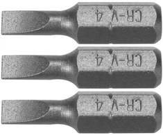 Sthor BITS 1/4''X25 MM, 4MM 3 VNT