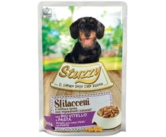 Agras Pet Foods Drėgnas Šunų Maistas - Stuzzy Sfilaccetti Veršiena Su Makaronais 100g