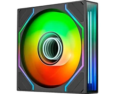Thermaltake kompiuterio aušinimo ventiliatorius SWAFAN 120 EX INFINITY ARGB Sync CL-F264-PL12SW-A, 120mm, 124mm, juodas, 1 vnt.
