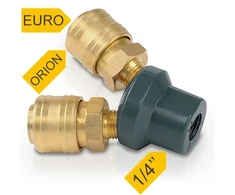 Trijų dalių jungtis EURO, ORION - 1/4 ";Powerplus