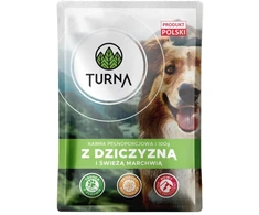TUA TURNA su žvėriena – šlapias pašaras šuniui – 100g