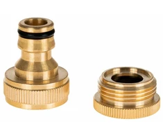 Tvardy Jungtis čiaupui 3/4'' su redukcija 1/2'' BRASS-LINE (10/80)