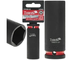Tvardy Ilgas smūginis antgalis 1/2'' 6-kampis 21mm CR-MO (6/48)