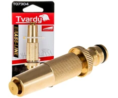 Tvardy Tiesus purkštukas laistymui su reguliavimu BRASS-LINE (10/80)