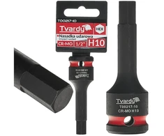Tvardy Smūginis antgalis HEX 1/2'' H10 CR-MO (10/100)