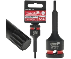 Tvardy Smūginė galvutė SPLINE 1/2'' M4 CR-MO (10/100)