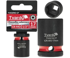 Tvardy Smūginė galvutė 1/2'' 6-kampė 17mm CR-MO (10/200)