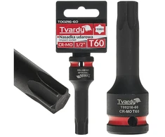 Tvardy Smūginė galvutė TORX 1/2'' T60 CR-MO (10/100)