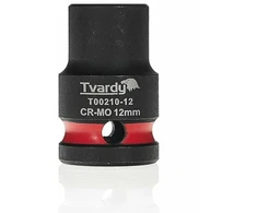 Tvardy Smūginė galvutė 1/2'' 6-kampė 12mm CR-MO (10/200)
