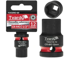 Tvardy Smūginė galvutė 1/2'' 6-kampė 12mm CR-MO (10/200)