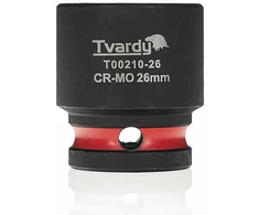 Tvardy Smūginė galvutė 1/2'' 6-kampė 26mm CR-MO (10/60)