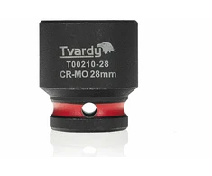 Tvardy Smūginė galvutė 1/2'' 6-kampė 28mm CR-MO (10/60)