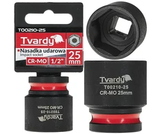 Tvardy Smūginis antgalis 1/2'' 6-kampis 25mm CR-MO (10/60)